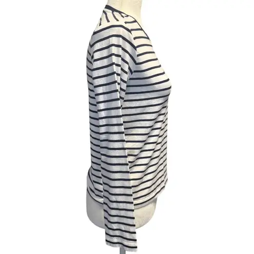 Coolibar Striped Long Sleeve Shirt UPF 50+ Sun Protection Women’s L White Size L