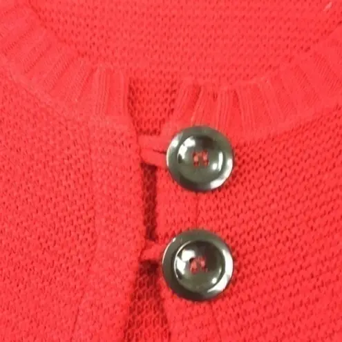 Denim & Co sweater jacket M Red Size M