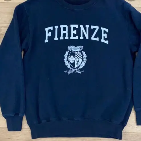 Brandy Melville Navy Frienze Sweatshirt