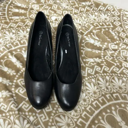 Bella Vita Women's Zari Leather Platform Pump Sz 9.5