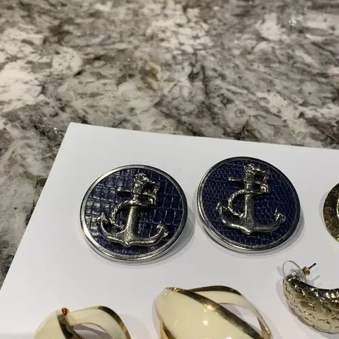 Lot Of 5 Costume Earrings Vintage