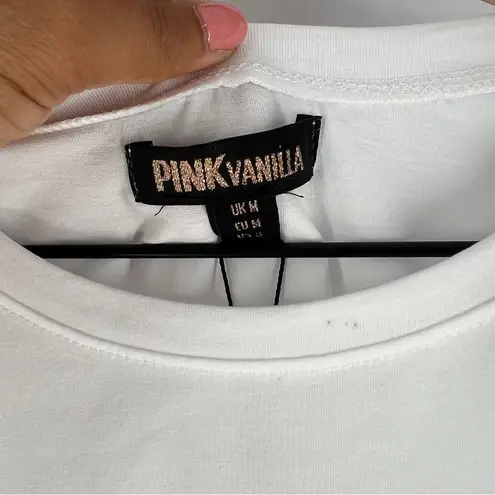 Pink Vanilla White T