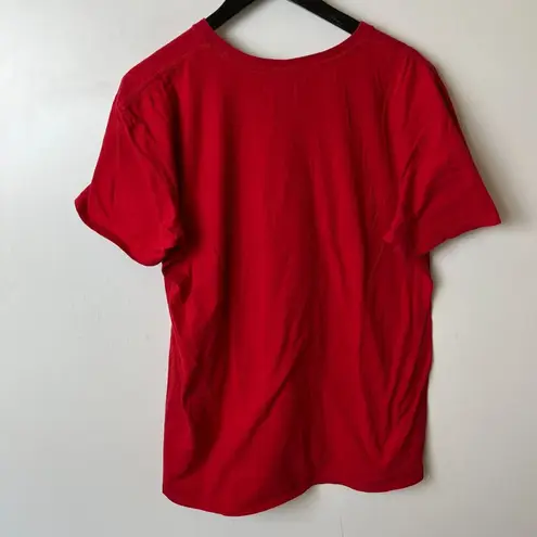 Urban Outfitters Freedom Christ Set Us Free Jesus T Shirt Red XL Extra Large Statement Cotton