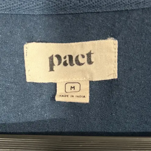 Pact Organic Cotton Long Sleeve Collared V