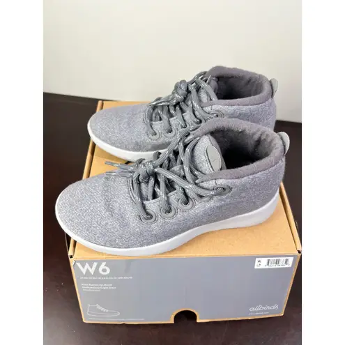 Allbirds Womens W6 Wool Runner Up Mizzle Medium Grey Light Grey Ankle Boots Sz 6
