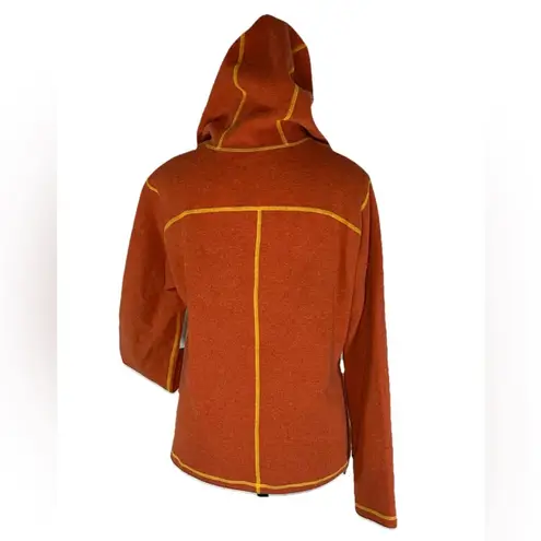 Nepa Italy Jacket Reversible Orange Floral Contrast Stitching Size Medium Boho