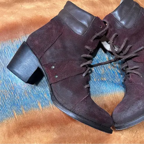 FREEBIRD by Steven Freebird Cage Heeled Leather Boots size 8