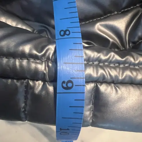 New Think Royln Nylon Quilted Tote Purse Carrington Pearl Latte Bag Silver