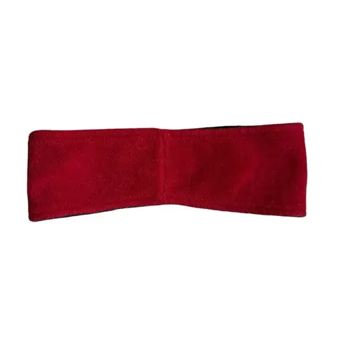 Vintage Polo Sport Ralph Lauren Red Fleece Headband Winter Ear Warmer USA Made