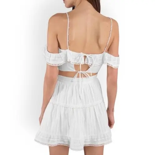 Tobi  Free To Be Sienna Beaded Skater Skirt & Crop Top 2-Piece Set