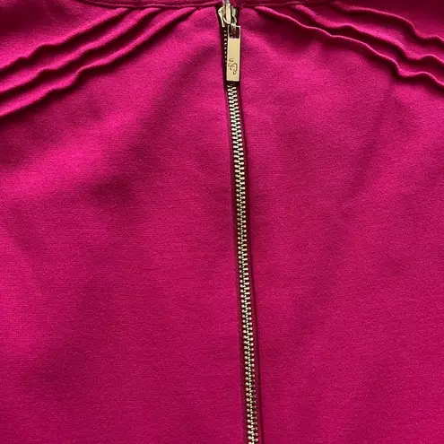 Eliza J Pintucked Waist Seamed Ponte Knit Fit & Flare Dress