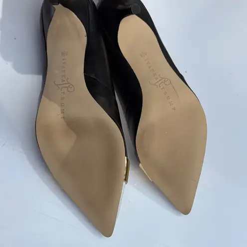 Ivanka Trump Elegant Black and Gold Women's Heels