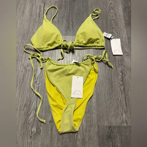 Dippin' Daisy's  Lime Sparkle Bikini Set