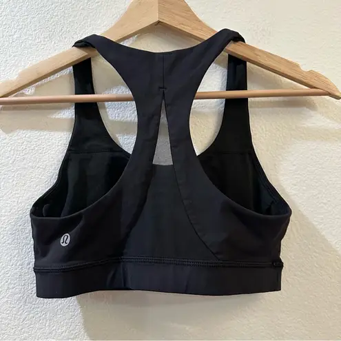 Lululemon  x Soulcycle Energy Criss Cross Bra Size 4 Black