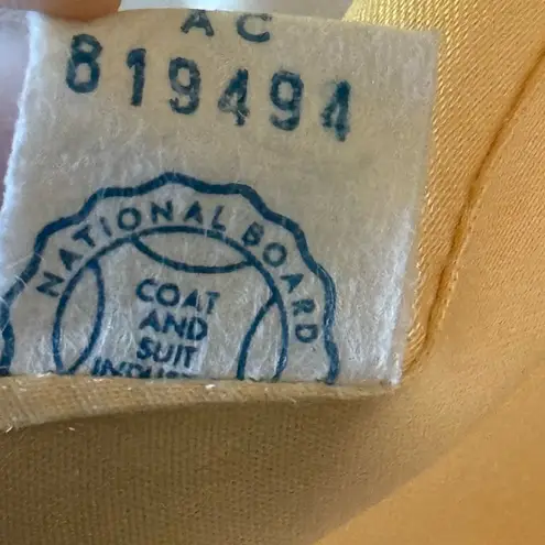 Vintage Dumas California Wool Coat Tan Cream Champagne Faux Fur Collar Large Size undefined