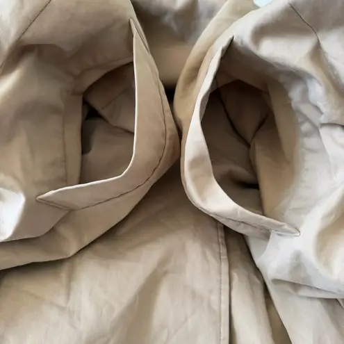 Snidel Beige Khaki Nude Trench Coat/Rain Coat Double