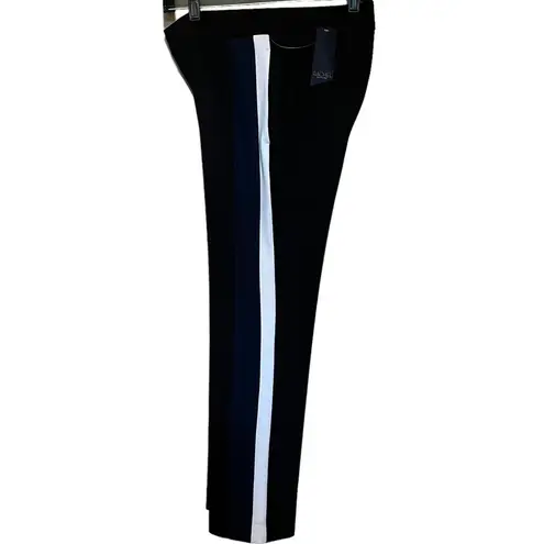 Rachel Roy RACHEL NWT Side Stripe Cropped High Rise Dress Pants Black Size 2