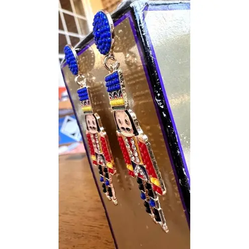 Nutcracker Earrings Toy Soldier New Christmas Ballet Jewelry French Guar… Blue