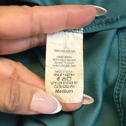 41 Hawthorn Womens M Renesme Wrap Dress 3/4 Sleeve Blue Green Geometric EUC! Size M