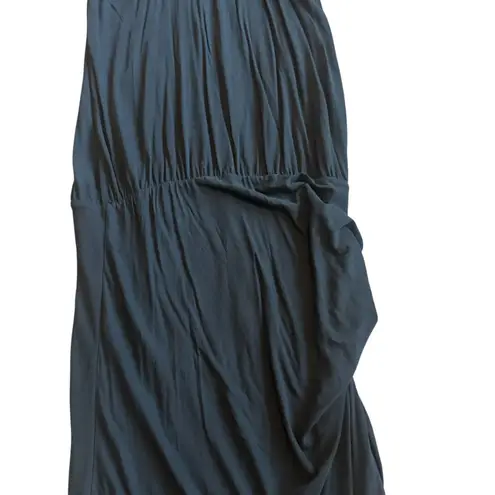 James Perse Standard Racerback Blouson Dress Black Sleeveless Size 3 Large NWT