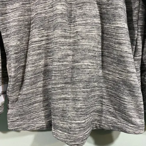 PINK Victoria's Secret Heather Grey Quarter Snap Button Up Sweatshirt Size M Size M