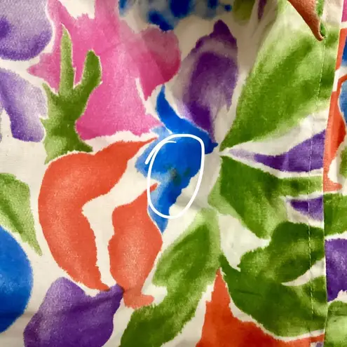 Vintage Floral Sundress Green Size 10