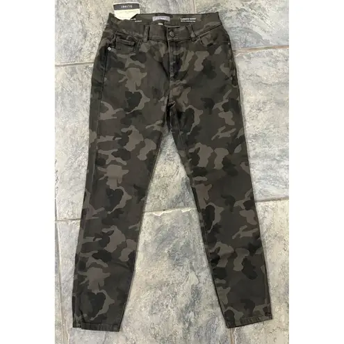 DL1961 NWT  Florence Instasculpt Mid Rise Crop Skinny Jeans Dark Camo Sz 25‎ $179