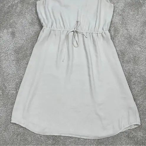 Babaton Aritzia Casimir Mini Dress Sleeveless V-Neck Light Beige Off White S