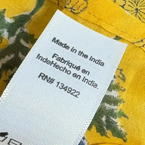 EMERSON FRY INDIA COLLECTION marigold yellow angel dress M L Size M