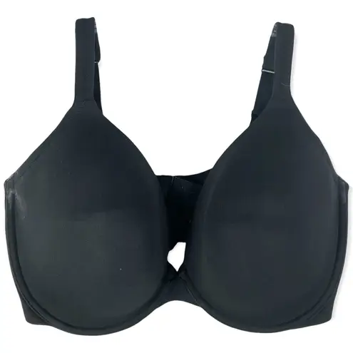 Cacique 44G Bra Plunge Cotton Stretch Plus Size Lane Bryant Underwire Solid 72