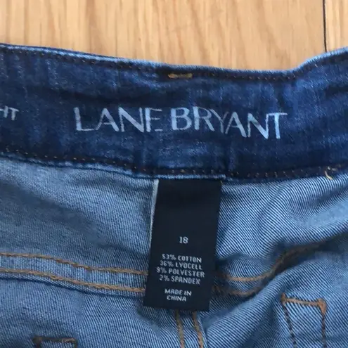 Lane Bryant  low rise straight jeans size 18.