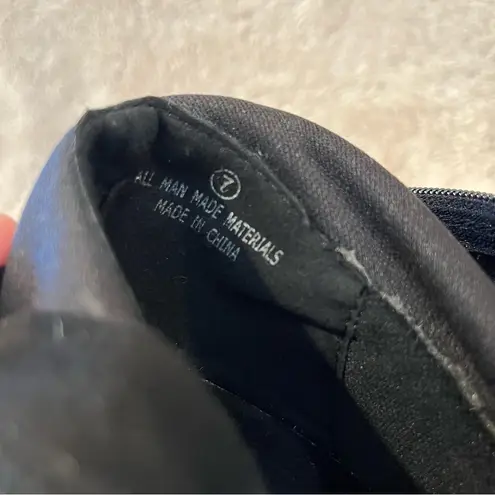 Liliana NWT Black Faux Suede Over The Knee Boots 7