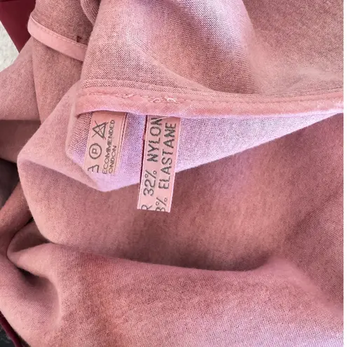 NWT Riona Treacy Red Collar Kimono Dress Size Small