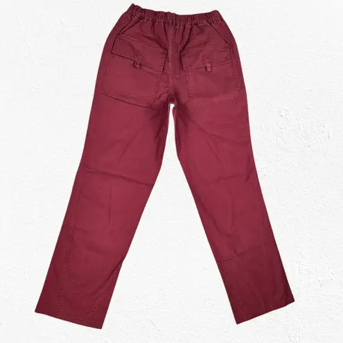 Free People Red Brick Cowboy Utility High Rise Straight Leg Cargo Pants Size XS