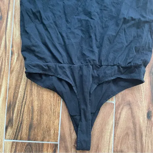 n:philanthropy NWT one shoulder ruffled black bodysuit size medium