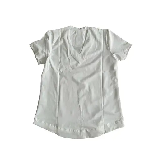 LUCKY IN LOVE White V Neck T Shirt Size Small NEW with tags