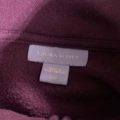 Laura Scott Purple Bling Dog Zip Up