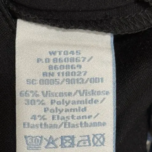 Boden USA Boden Size 6 Tall Black Straight Leg Ankle Pants Preppy Classic