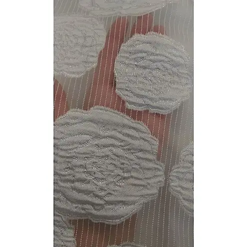 Chi Chi London White & Silver Rose Jacquard Wedding Gown Maxi Dress by Minuet from Modcloth NEW