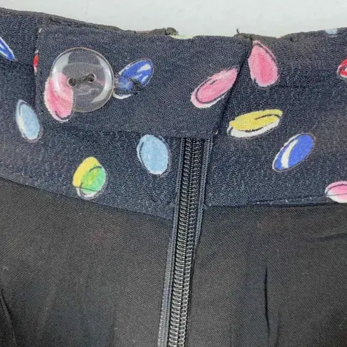 Line and Dot Shorts Womens Medium High Rise Silky Jelly Bean NEW