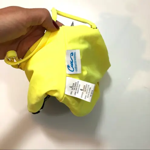 California Waves reversible bandeau swim top Lg