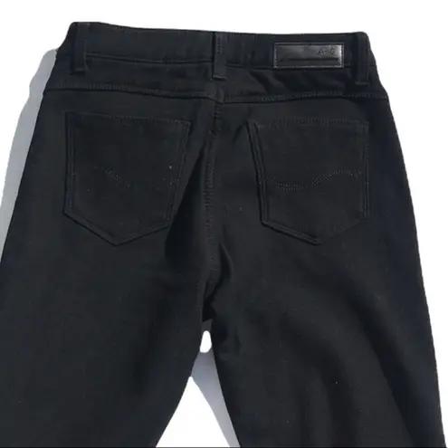 A+G Basic Black Fleece Lined Skinny Jeans Size 25