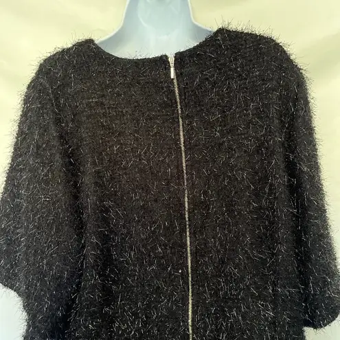 Smash+Tess x Hilary Duff Tinsel Skorty Romper Sz 3X Metallic Festival Clean Girl Black