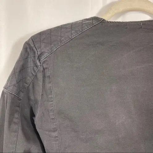 Brandy Melville  Lightweight Moto Zip Jacket: Black