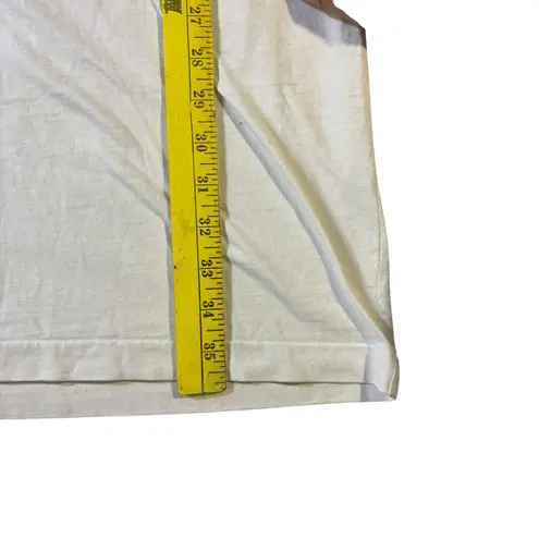 Womens Puerto Vallarta Tank Top Sleeveless Parrot Graphic Beige Sun Dress VTG Tan Size L