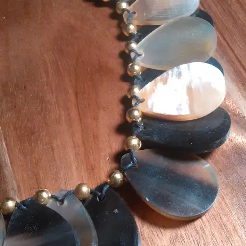 Genuine Handcrafted Southwestern Buffalo Horn Necklace