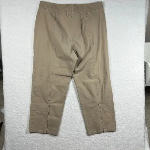 Y2K Vintage Bentley A Khaki Pants Womens 30" Waist Coastal Grandma Granny Tan