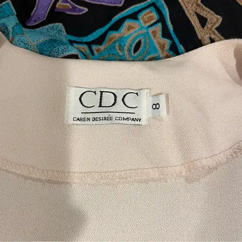 Vintage pale pink bodycon sheath maxi kim kardashian dress leg slit dress jacket Size 10