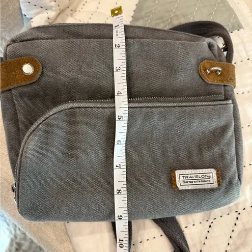 Travelon Charcoal crossbody bad adjustable