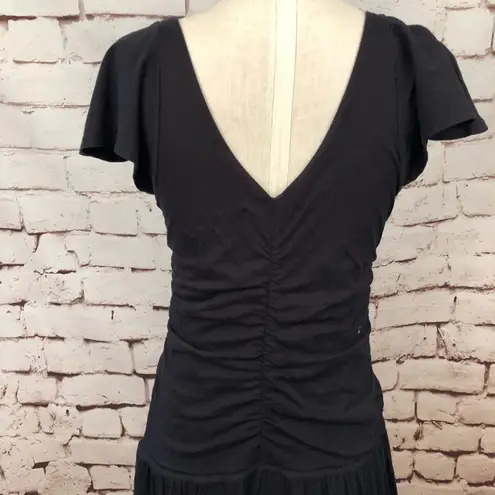 Velvet by Graham & Spencer Black Ruched Dress Size XS